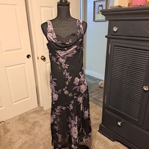 Beautiful black and purple beaded dress
